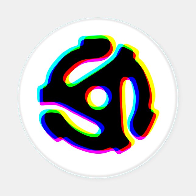 45 rpm Record Adapter Coaster Set (Single)