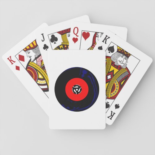 45 RPM SIngle Record Playing Cards