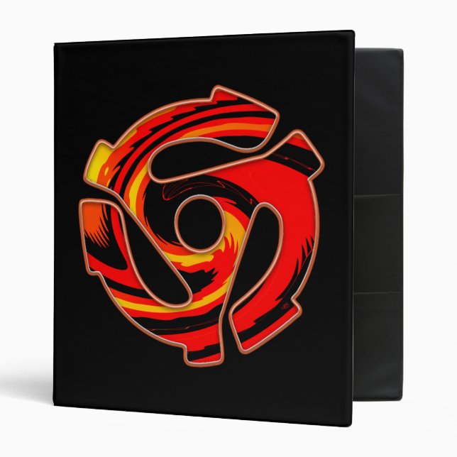 45 RPM Spider  3 Ring Binder (Front/Inside)