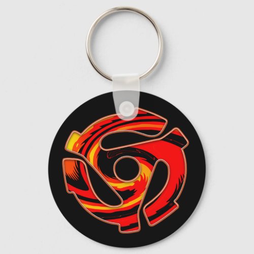 45 RPM Spider  Keychain