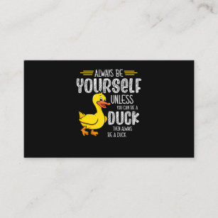  Rubber Duck Business Card Holder for Women Men