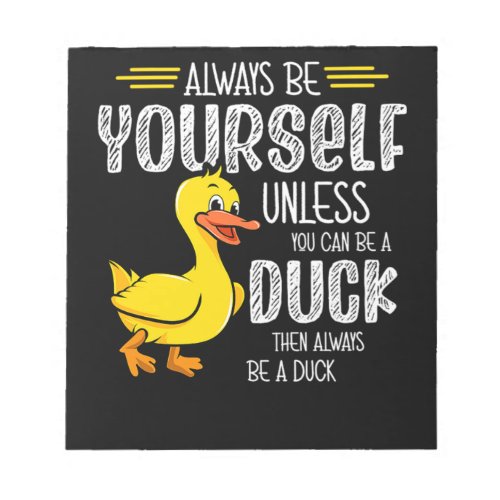 45Rubber duck for a Duck Lovers Notepad