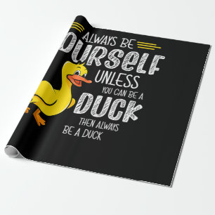 45.Rubber duck for a Duck Lovers Wrapping Paper