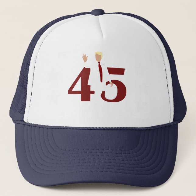 45 TRUCKER HAT (Front)