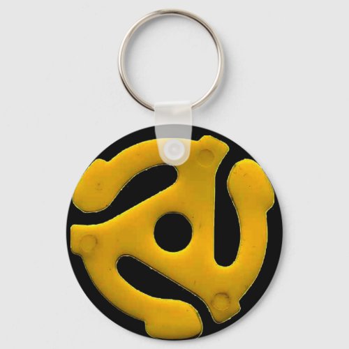 45 Vinyl Record Album Keychain