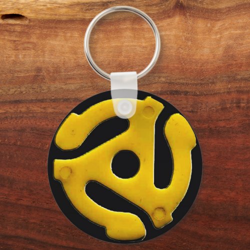 45 Vinyl Record Album Plastic Insert Keychain