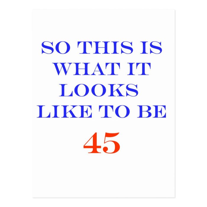 45 What It Looks Like Postcards