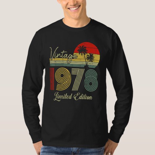 45 Year Old Vintage 1978 45th Birthday 1 T_Shirt