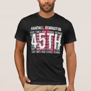 45 Year School Reunion Any Calendar Year STAR V18J T-Shirt