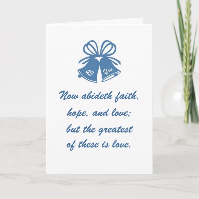 45 years of love card (Front)