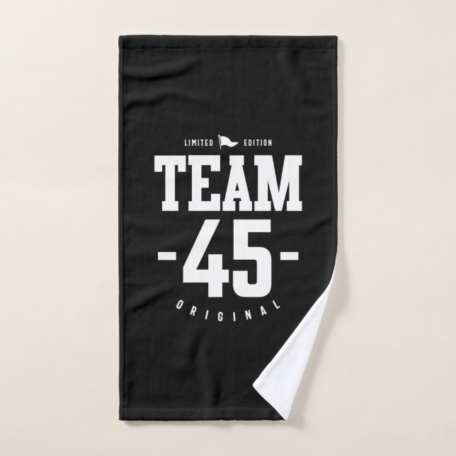 45 Years Old - 45th Birthday Funny Gift Hand Towel (Hand Towel)
