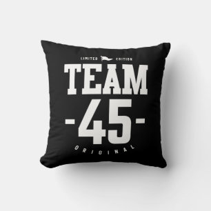 45 Years Old - 45th Birthday Funny Gift Throw Pillow