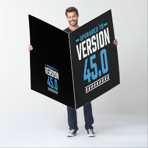 45 Years Old Birthday Gift Card