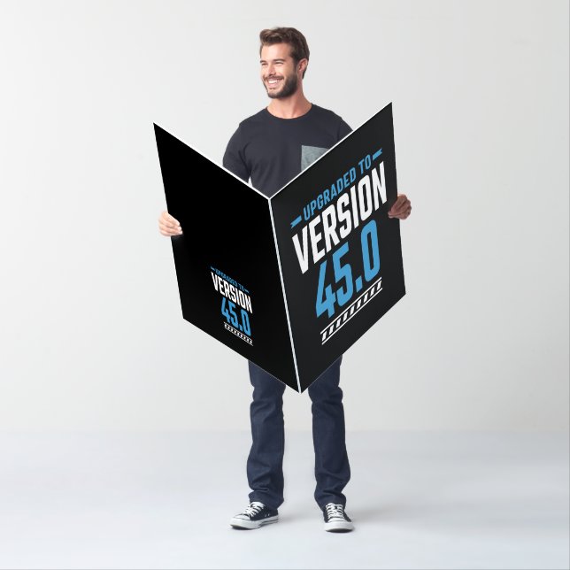 45 Years Old Birthday Gift Card (In Situ)