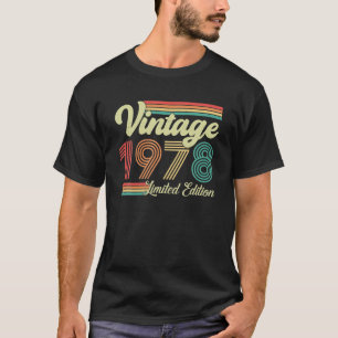 45 Years Old Vintage 1978 Born In 1978 45th T-Shirt