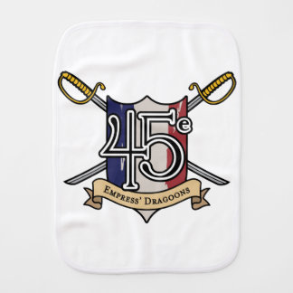 45e Empress' Dragoons Burp Cloth