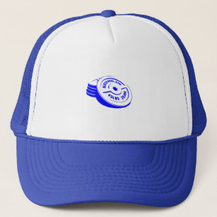 45lbs Plate Gym Warrior - Realistic Weight Plate Trucker Hat