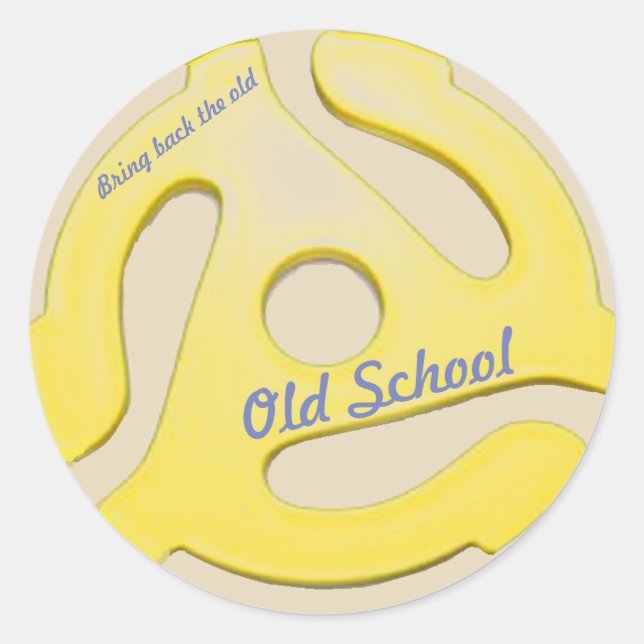 45rpm Adapter Sticker (Front)