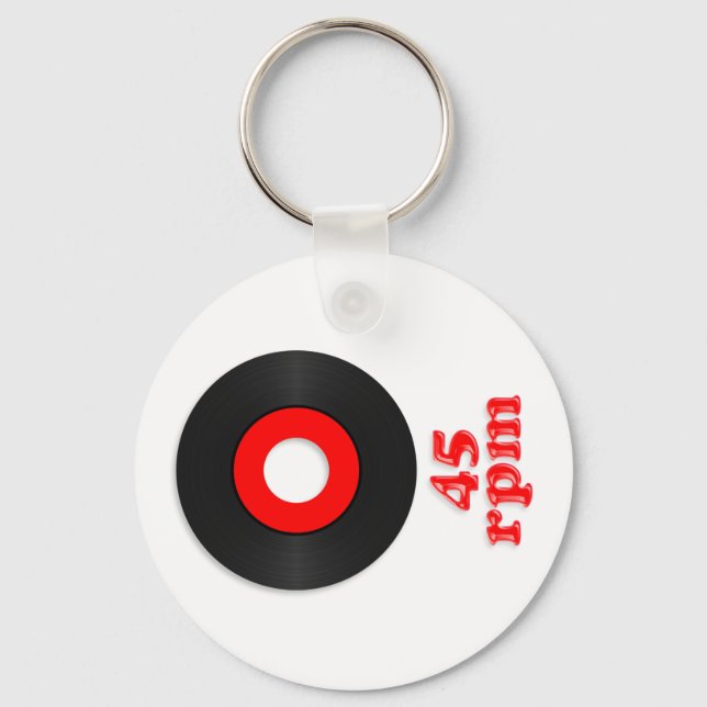 45rpm Keychain (Front)