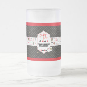 45s Frosted Beer Glass Retro Social Club Pint Gl Mug