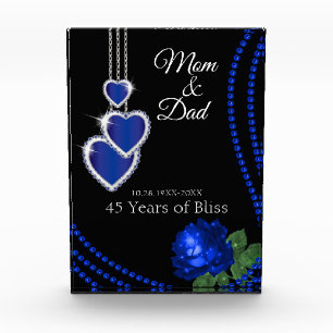 45th / 65th 💞 Sapphire Anniversary Acrylic Award