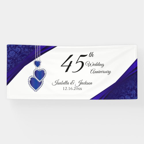 45th  65th Sapphire Anniversary Banner