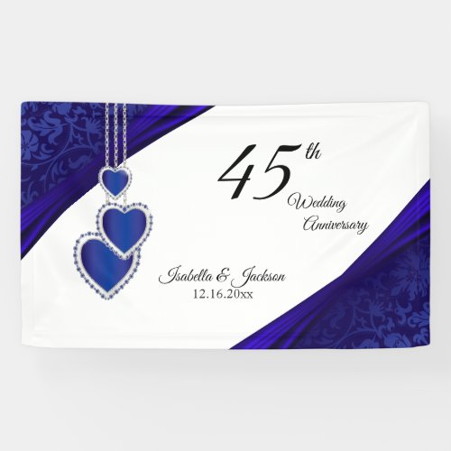 45th  65th Sapphire Anniversary Design Banner