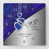 45th / 65th Sapphire Wedding Anniversary Keepsake