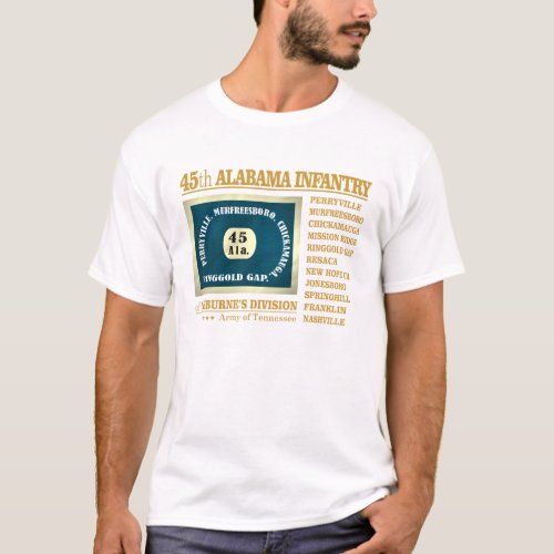 45th Alabama Infantry BA2 T_Shirt