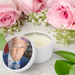45th and 47th President of the US Donald Trump Mini Candle Favors