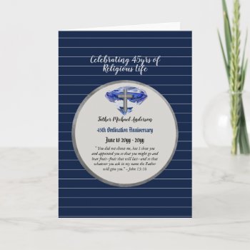 45th Anniversary Ordination Priest - ANY Clergy Card