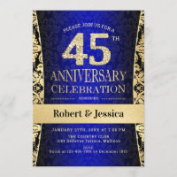45th Anniversary Party - Blue Gold