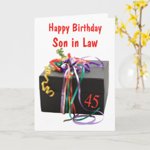 45th Birthday Customizable Card