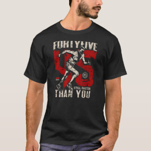 45th Birthday Running 45 Years Runner T-Shirt