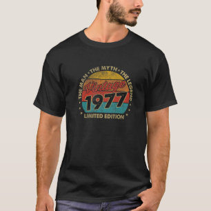 45Th Birthday Vintage Limited Edition 1977 45 Year T-Shirt