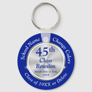 45th Class Reunion Ideas, Change Keychain COLORS