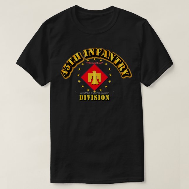 45th Infantry Division Thunderbird T-Shirt (Design Front)