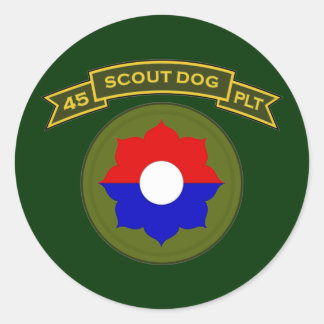 45th IPSD - 9th Infantry Classic Round Sticker