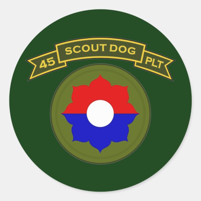 45th IPSD - 9th Infantry Classic Round Sticker (Front)