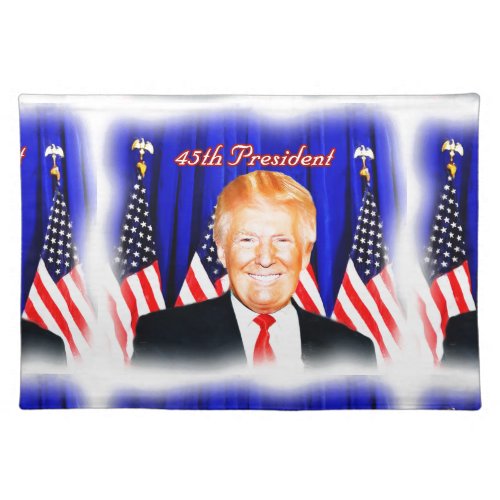 45th President_Donald Trump _ Cloth Placemat