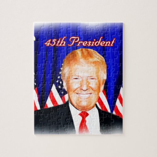 45th President_Donald Trump _ Jigsaw Puzzle