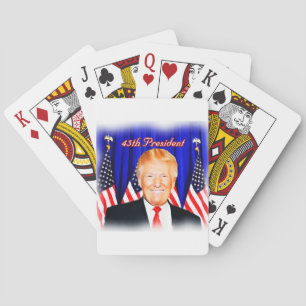 45th President-Donald Trump _ Poker Cards