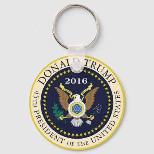 45th President of the United States Keychain
