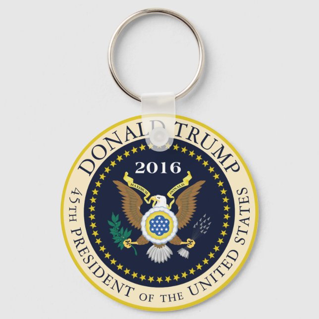 45th President of the United States Keychain (Front)