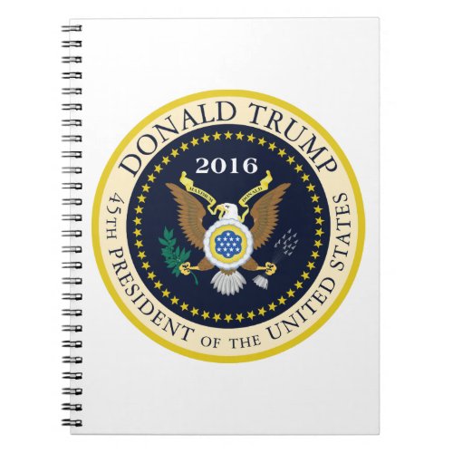 45th President of the United States Notebook