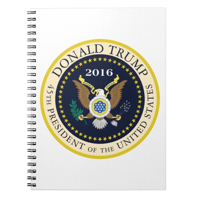 45th President of the United States Notebook (Front)