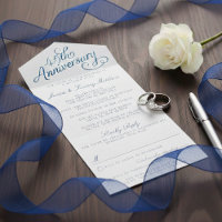 45th Sapphire Wedding Anniversary