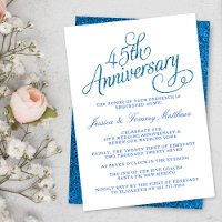 45th Sapphire Wedding Anniversary