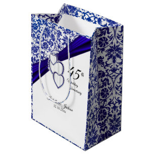 102 x MR & MRS LARGE GIFT BAGS HEARTS STALL BOUTIQUE SHOP WEDDING 31 x 25 x 10cm 