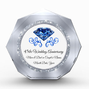 45th Wedding Anniversary Gift Ideas for Parents